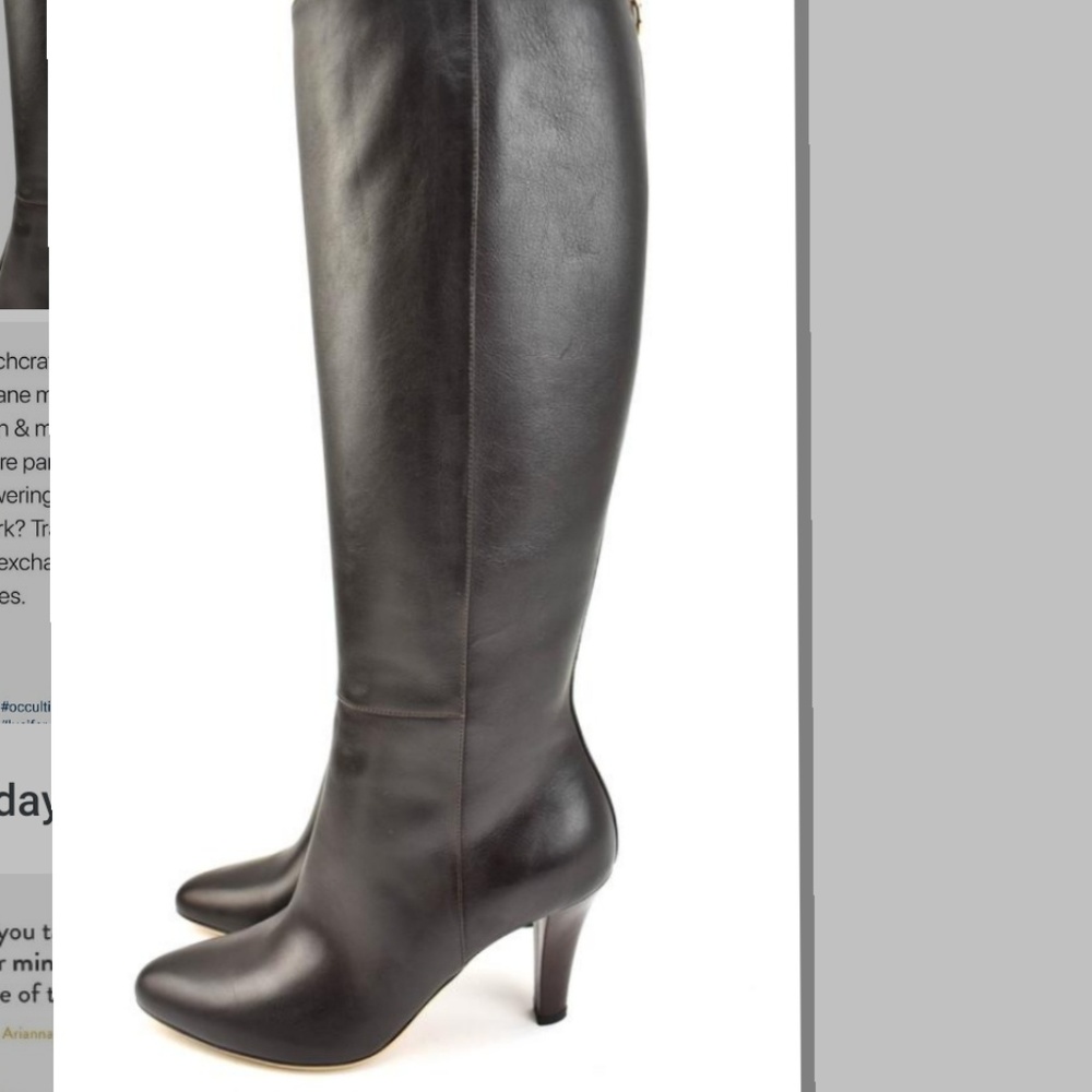 Gucci tall leather boots